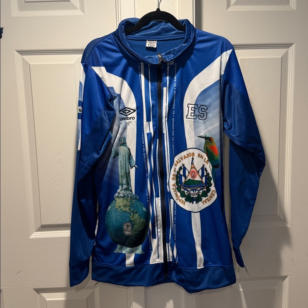 Umbro Blue El Salvador Graphic Jacket